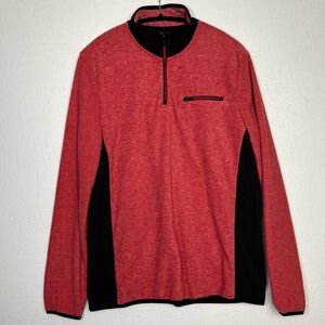 msx by michael strahan half zip sweater size L